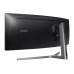 Samsung Gaming Monitor 49 inch Curve 32:9 Ultra Wide 1Ms 144Hz Charcoal Black HG49